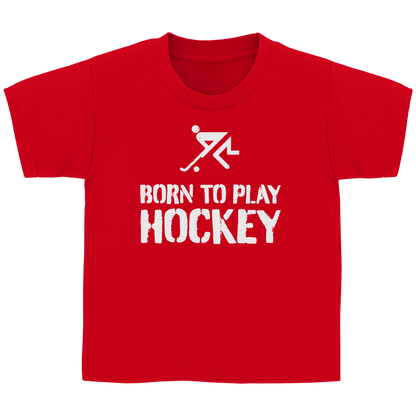 Kinder Basic T-Shirt BORN TO PLAY HOCKEY