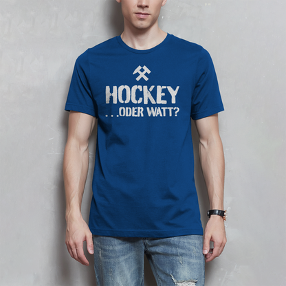 Herren T-Shirt - HOCKEY ...ODER WATT?