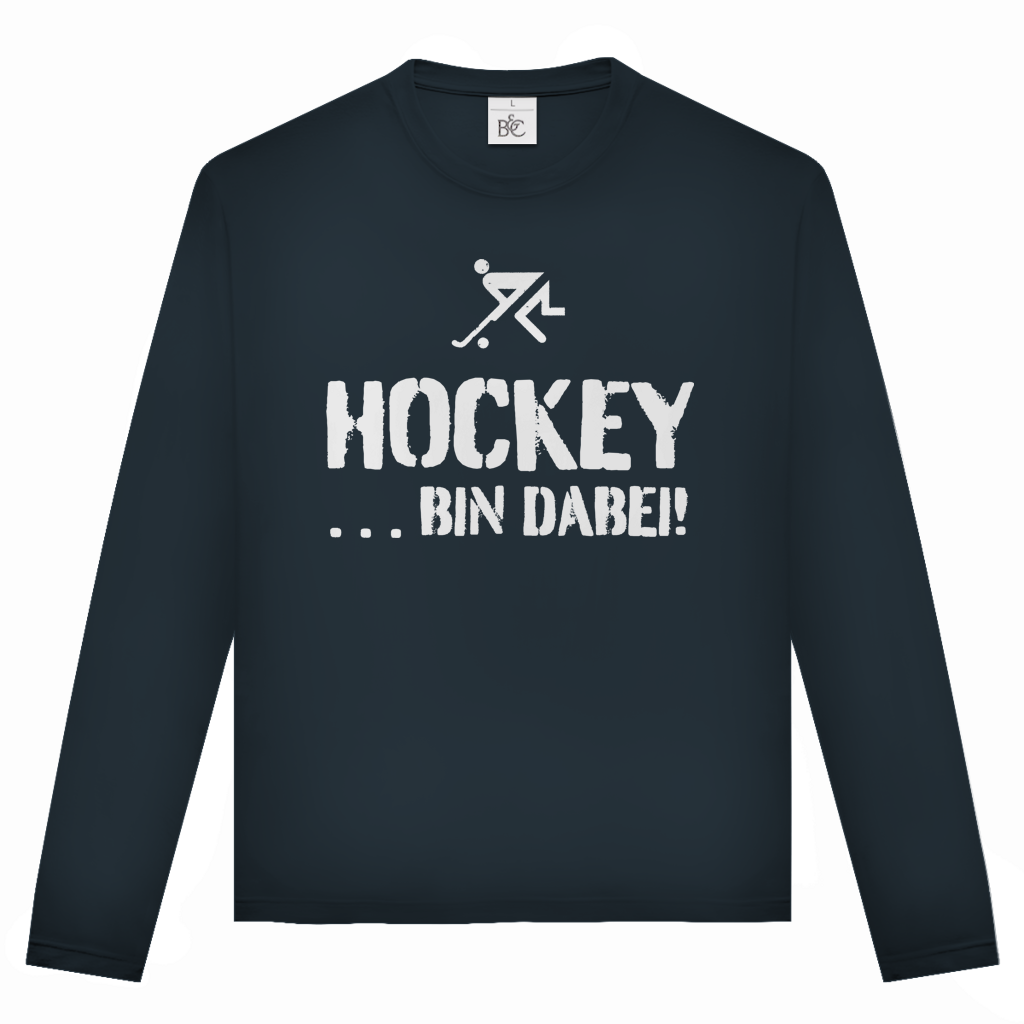 Unisex Langarmshirt - HOCKEY ...BIN DABEI!