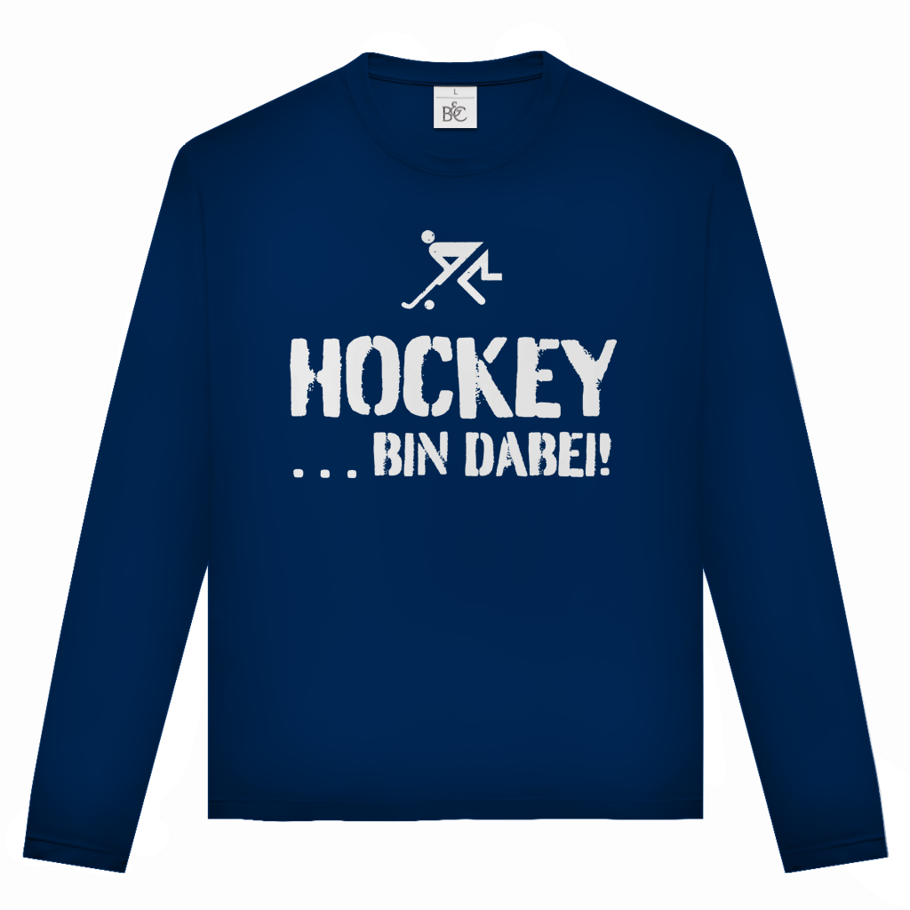 Unisex Langarmshirt - HOCKEY ...BIN DABEI!