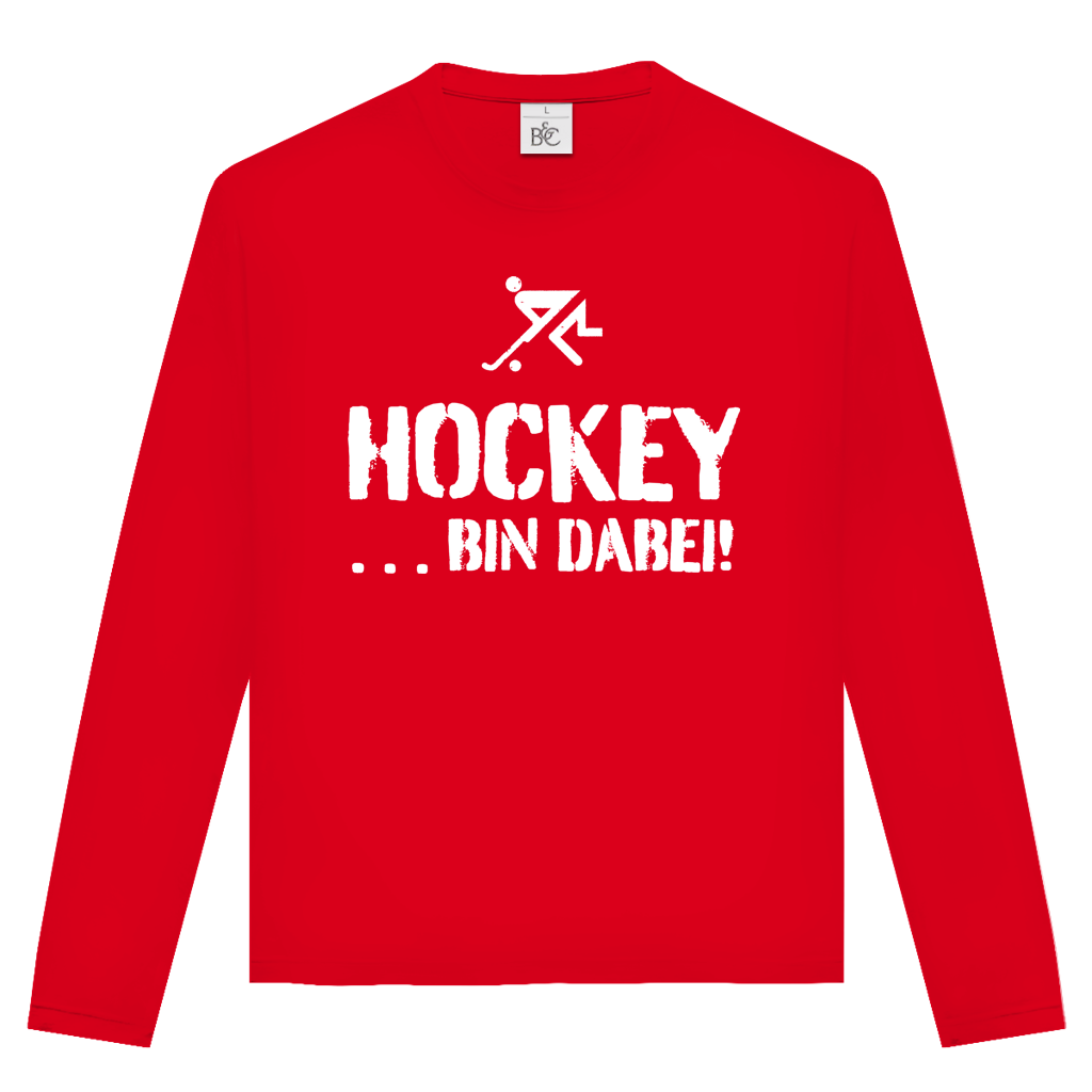 Unisex Langarmshirt - HOCKEY ...BIN DABEI!