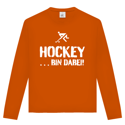 Unisex Langarmshirt - HOCKEY ...BIN DABEI!