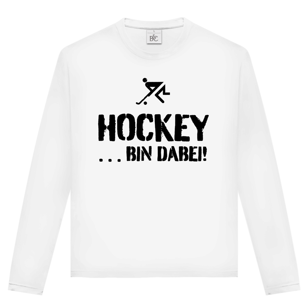 Unisex Langarmshirt - HOCKEY ...BIN DABEI!