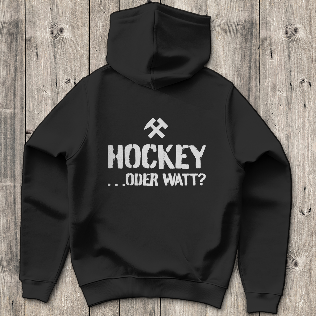 Herren Hoodie - ETUF - HOCKEY ...ODER WATT?