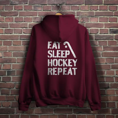 Damen Hoodie - ETUF - EAT SLEEP HOCKEY REPEAT