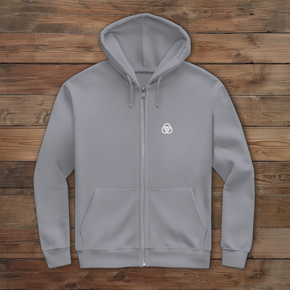 Herren Zipper Hoodie ETUF - WIR SIND SPORT - WHITE